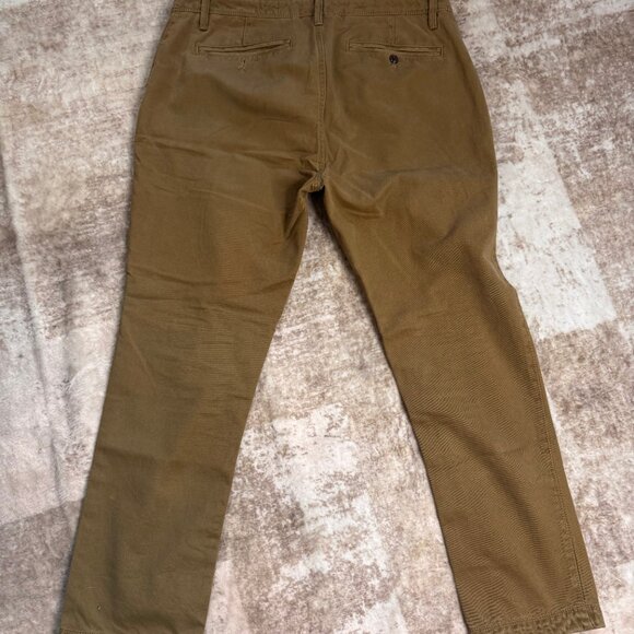 Fat Face Brand Medium Brown Cotton Stretch Slim Fit Chinos, 38 - Picture 3 of 6